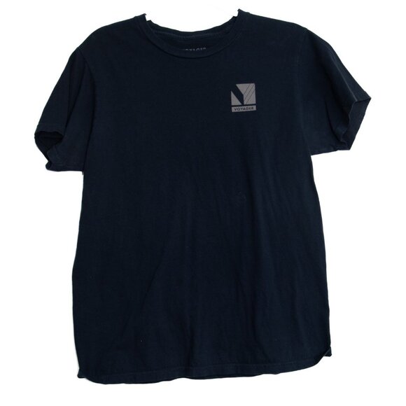 Voyager Goods Black Graphic Logo T-Shirt Mens Size M Cotton - Picture 1 of 10